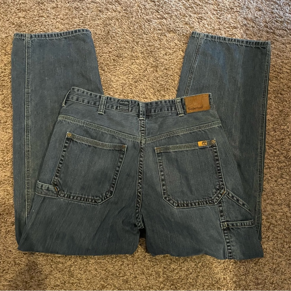 mens size 34 90s baggy skater streetwear timberland carpenter jeans